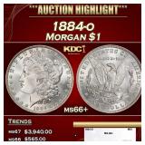 1884-o Morgan Dollar $1 ms66+ SEGS