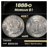 1888-o Morgan Dollar $1 Grades ms65