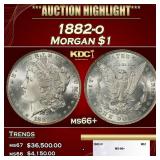 1882-o Morgan Dollar $1 ms66+ SEGS