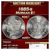 1885-s Morgan Dollar $1 ms65+ SEGS