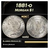 1881-o Morgan Dollar $1 Grades ms62