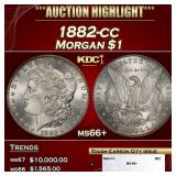 1882-cc Morgan Dollar $1 ms66+ SEGS