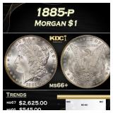 1885-p Morgan Dollar $1 ms66+ SEGS