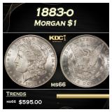 1883-o Morgan Dollar $1 Grades ms66