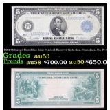 1914 $5 Large Size Blue Seal Federal Reserve Note