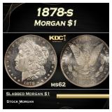 1878-s Morgan Dollar $1 Grades ms62
