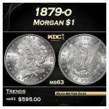 1879-o Morgan Dollar $1 Grades ms63