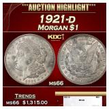 1921-d Morgan Dollar $1 ms66 SEGS