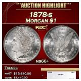 1878-s Morgan Dollar $1 ms66+ SEGS