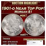 1901-o Morgan Dollar Near Top Pop! $1 ms67+ SEGS