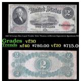 1917 $2 Large Size Legal Tender Note Thomas Jeffer
