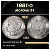 1881-o Morgan Dollar $1 Grades ms63