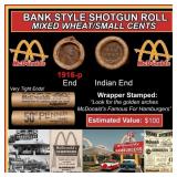 Lincoln Wheat Cent 1c Mixed Roll Orig Brandt McDon