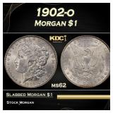 1902-o Morgan Dollar $1 Grades ms62