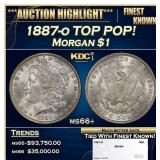 1887-o Morgan Dollar TOP POP! $1 ms66+ SEGS