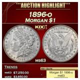 1896-o Morgan Dollar $1 ms63 USCG