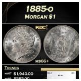 1885-o Morgan Dollar $1 ms66+ SEGS