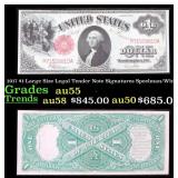1917 $1 Large Size Legal Tender Note Grades Choice