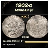 1902-o Morgan Dollar $1 Grades ms62