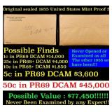 ULTRA RARE Original sealed 1955 United States Mint