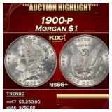 1900-p Morgan Dollar $1 ms66+ SEGS