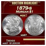 1879-s Morgan Dollar $1 ms67 SEGS