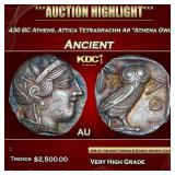430 BC Athens, Attica Tetradrachm Ar 'Athena Owl'