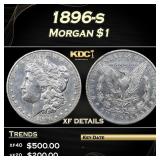1896-s Morgan Dollar $1 Grades xf details