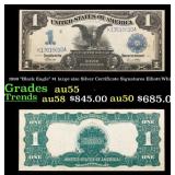 1899 $1 large size Silver Certificate 'Black Eagle