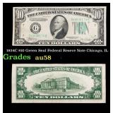 1934C $10 Green Seal Federal Reseve Note Chicago,