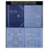 1913-1938 Partial Buffalo Nickel Whitman Coin Albu