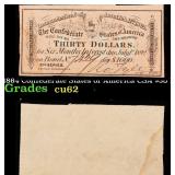 1864 Confederate States of America CSA $30 Note Gr