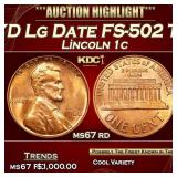 ***Auction Highlight*** 1960-D/D Lg Date Lincoln C