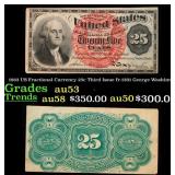 1863 US Fractional Currency 25c Third Issue fr-130