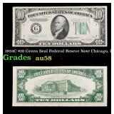1934C $10 Green Seal Federal Reseve Note Chicago,