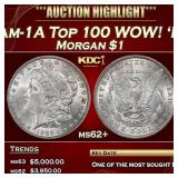 1886-o Morgan Dollar Vam-1A Top 100 WOW! 