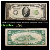 1928B $10 Green Seal Federal Reseve Note Redeemabl