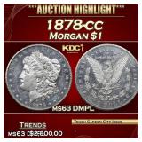 1878-cc Morgan Dollar $1 ms63 DMPL SEGS