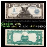 1899 $1 large size Silver Certificate 'Black Eagle