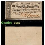 1870 State of North Carolina $40 Note Grades cu62