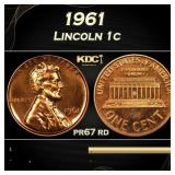 1961 Proof Lincoln Cent 1c Grades pr67 rd