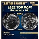 ***Auction Highlight*** 1952 Proof Roosevelt Dime