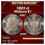 1901-o Morgan Dollar $1 ms66+ SEGS