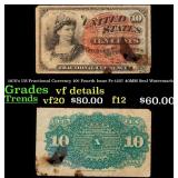 1870's US Fractional Currency 10¢ Fourth Issue Fr-