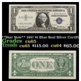 **Star Note** 1957 $1 Blue Seal Silver Certificate