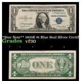 **Star Note** 1935E $1 Blue Seal Silver Certificat