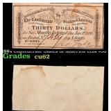 1864 Confederate States of America CSA $30 Note Gr