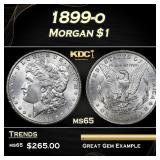 1899-o Morgan Dollar $1 Grades ms65