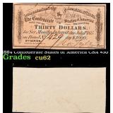 1864 Confederate States of America CSA $30 Note Gr