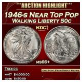 1946-s Walking Liberty Half Dollar Near Top Pop 50